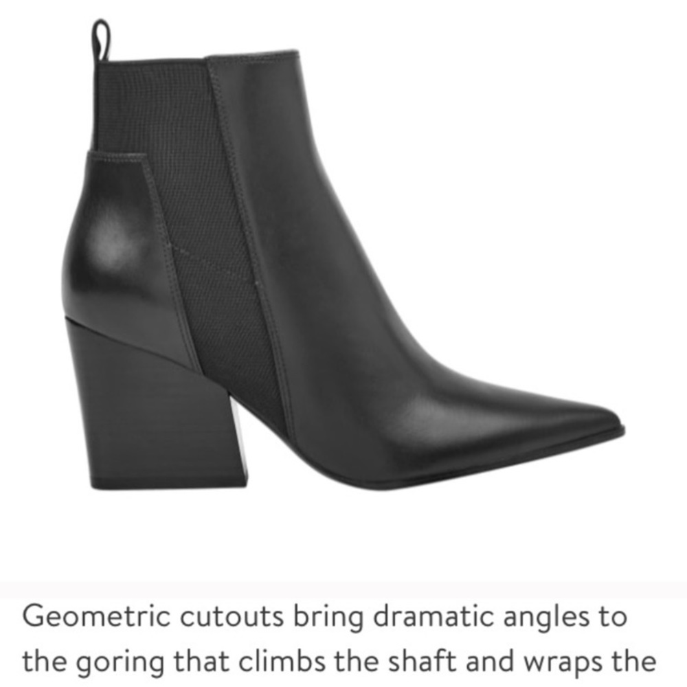 Kendall + Kylie Finch Leather Ankle Boot